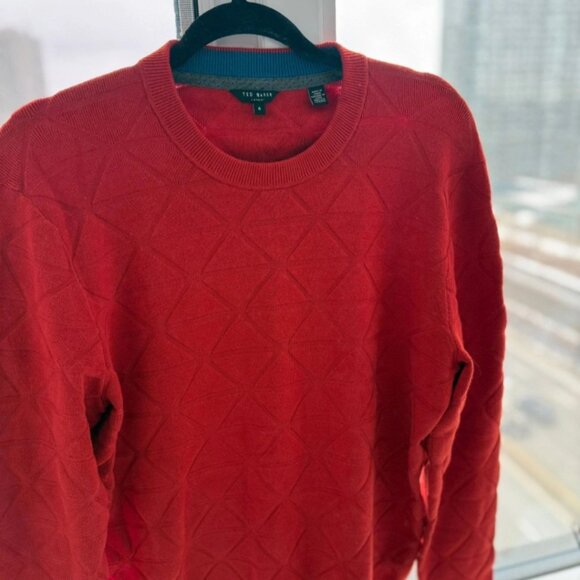 Ted Baker London Men's Red Jumper Size 4 - Picture 1 of 2